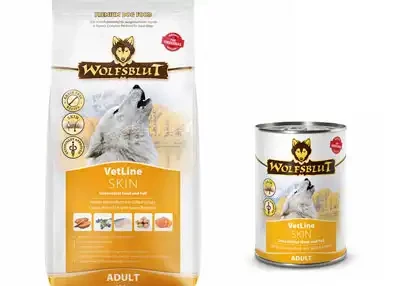 Wolfsblut VetLine Skin & Coat Trockenfutter und Nassfutter