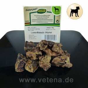 Vetena Snacks Lammfleisch-Würfel soft