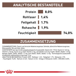 Royal Canin Gastrointestinal Low Fat Mousse Nassfutter für Hunde