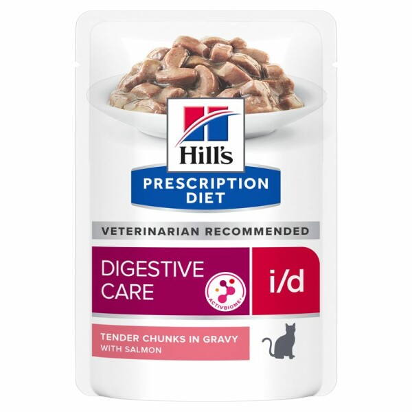 1x85 g Hills i/d mit Lachs für Katzen