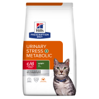 8 kg Hills c/d Multicare Stress + Metabolic mit Huhn für Katzen