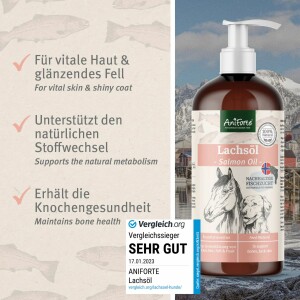 AniForte Lachsöl für Hund, Katze & Pferd