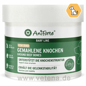 AniForte BARF-Line Gemahlene Knochen vom Rind für...