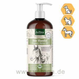 Aniforte Bio Hanföl für Hunde, Katzen & Pferde