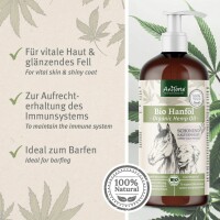 Aniforte Bio Hanföl für Hunde, Katzen & Pferde