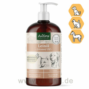 AniForte Leinöl für Hunde, Katzen & Pferde