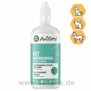 AniForte VET Ohrenreiniger Kamille für Hunde, Katzen...