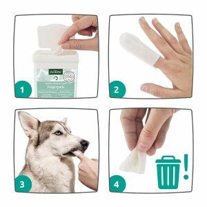 AniForte Denta Clean & Care Fingerpads für Hunde