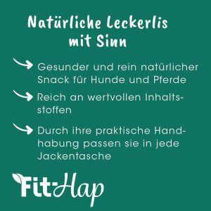 Fit-Hap CBD Leckerlis für Hunde & Pferde