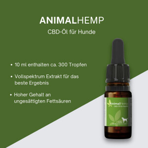 AnimalHemp CBD-Öl für Hunde & Pferde