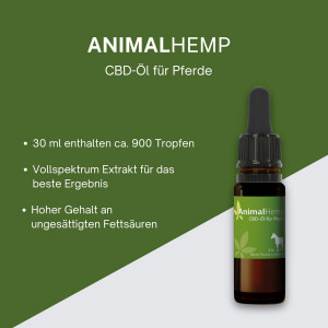 AnimalHemp CBD-Öl für Hunde & Pferde